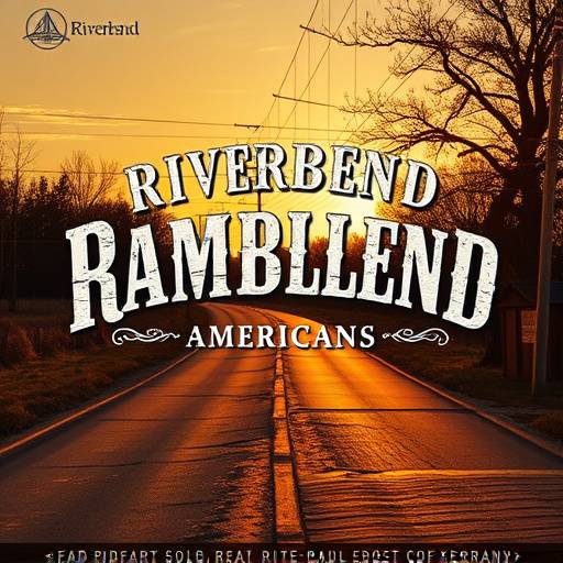 EP cover for 'Country Roads Revisited' by The Riverbend Ramblers