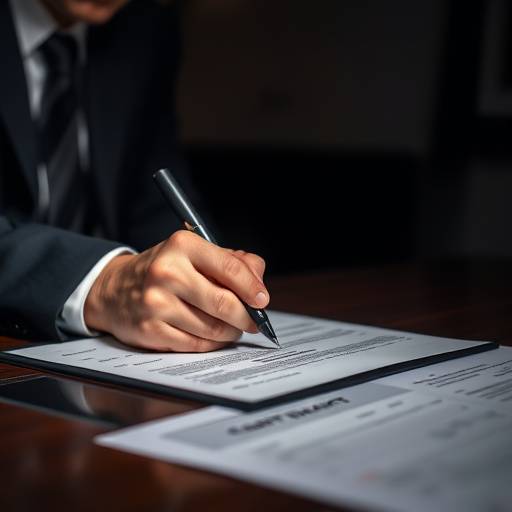 Legal agreement illustration