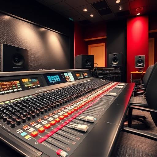 Professional mixing console